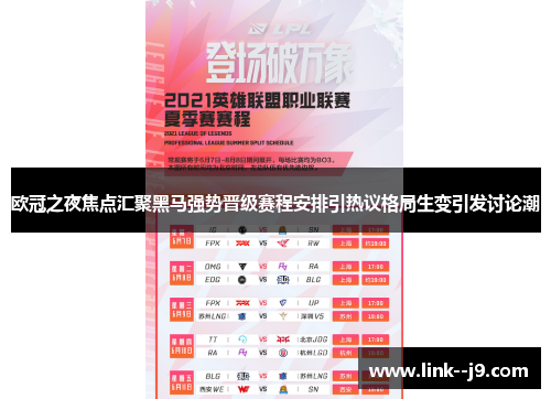 欧冠之夜焦点汇聚黑马强势晋级赛程安排引热议格局生变引发讨论潮